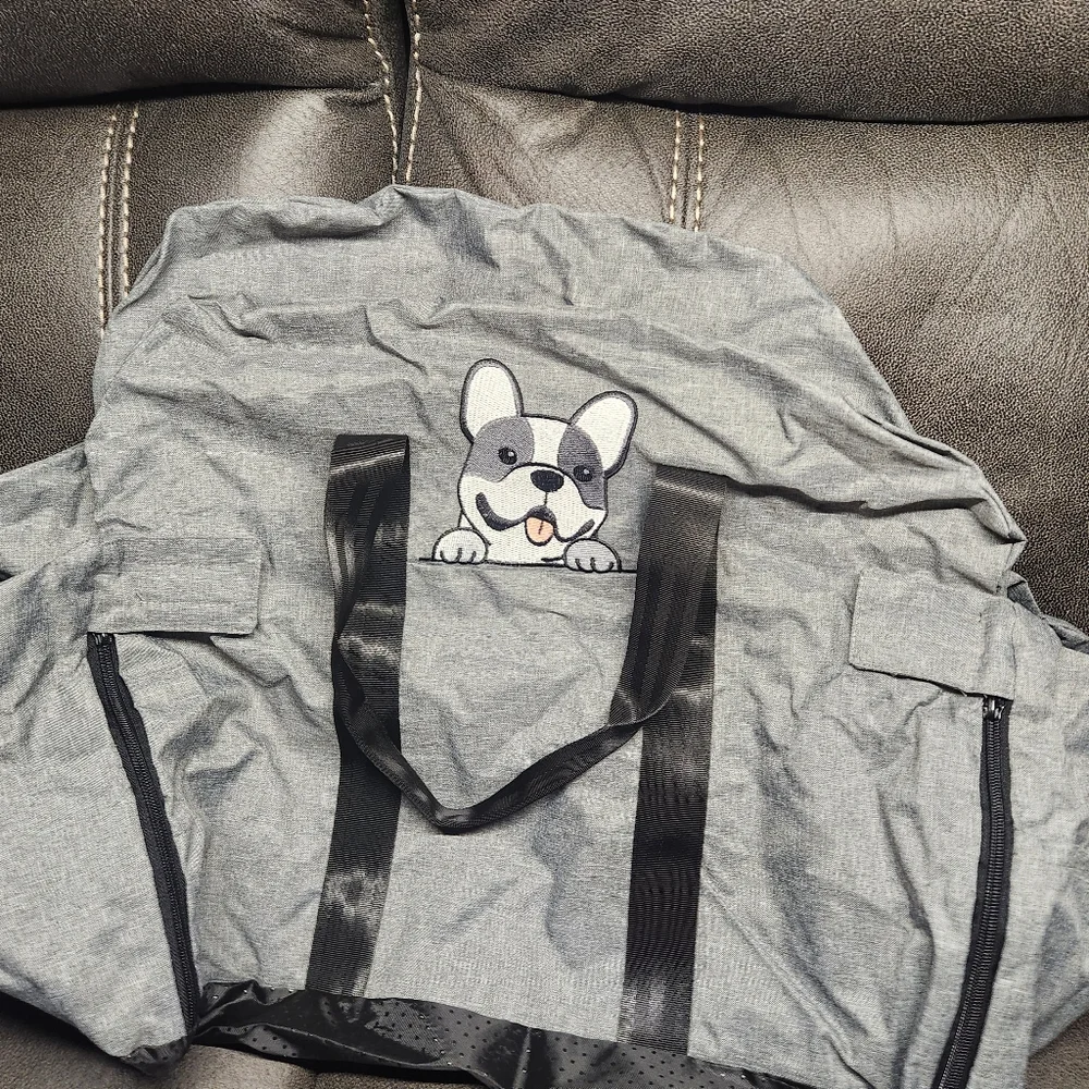 Gray Dog Car Seat for Small/Medium Dogs